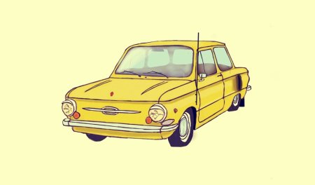 Запорожец ЗАЗ-968 М рисунок