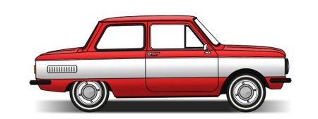 Запорожец ЗАЗ-968 М рисунок