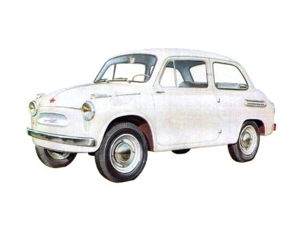 ЗАЗ-965 сбоку вектор