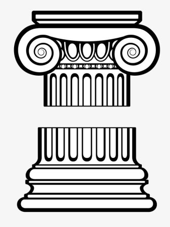 Ионический ордер вектор