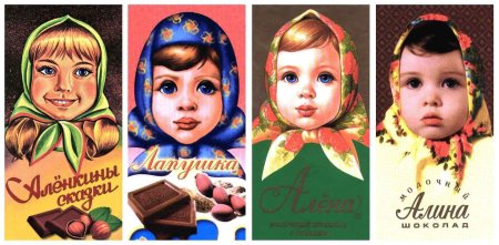 Шоколад Аленка СССР обертки