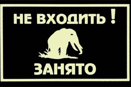 Табличка занято на дверь