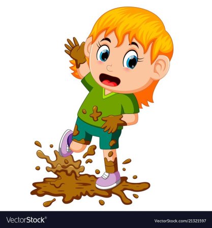 Грязный мультяшка