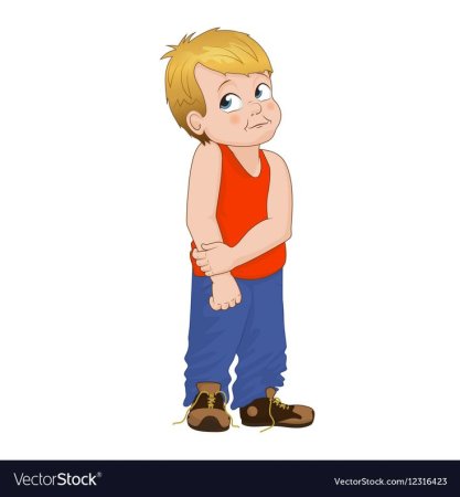 Неопрятный мальчик