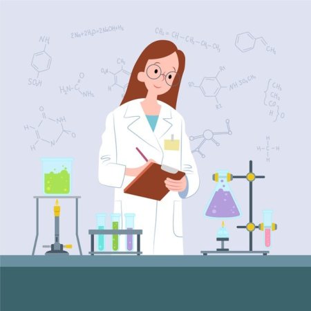 Лаборант иллюстрация