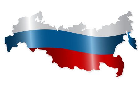 Россия на прозрачном фоне