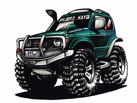 Off Road Jeep вектор
