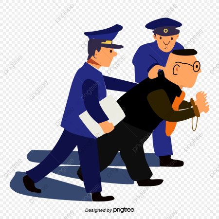 Полицейский и правонарушитель
