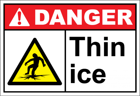 Знак опасность Danger