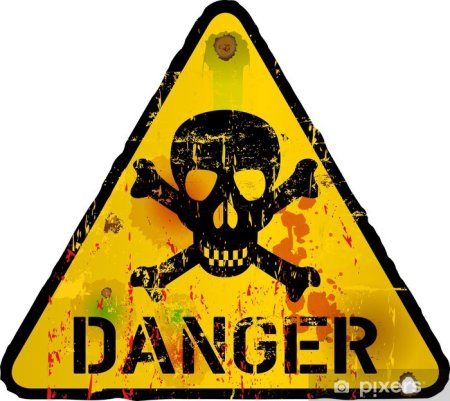 Danger на прозрачном фоне