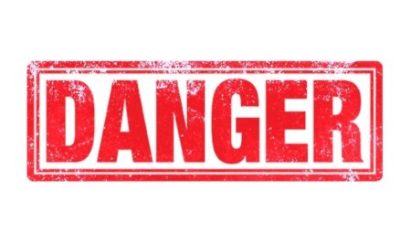 Danger на прозрачном фоне