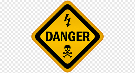 Табличка Danger High Voltage