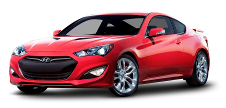 Hyundai Genesis Red