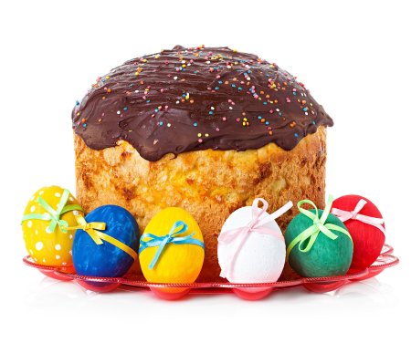 Кулич и яйца