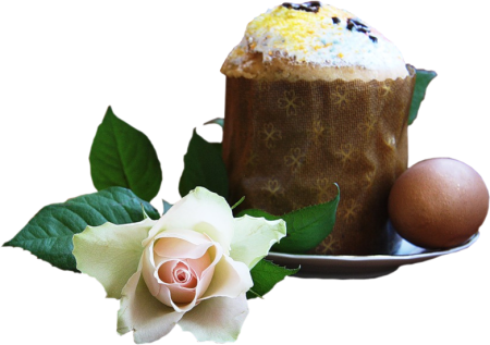 Кулич Пасхальный без фона