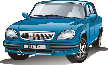 Волга автомобиль вектор