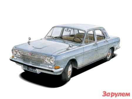 ГАЗ-24 Волга сверху