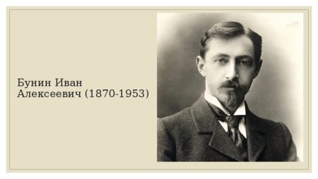 Портрет Ивана Бунина