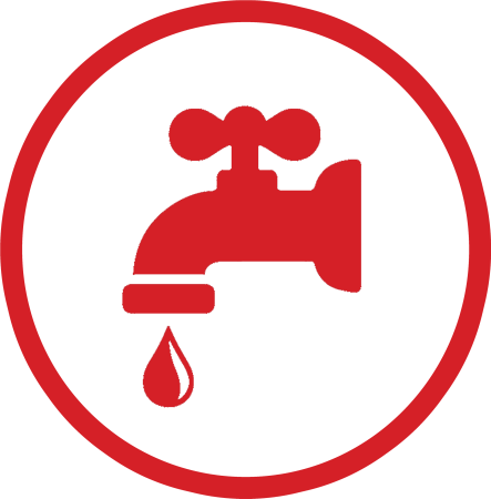 Знак горячая вода