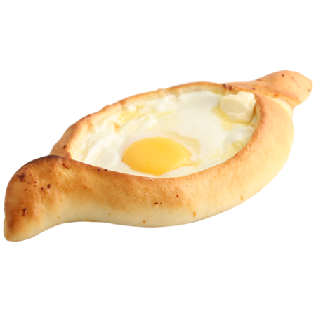 Хачапури по аджарски 2 яйца