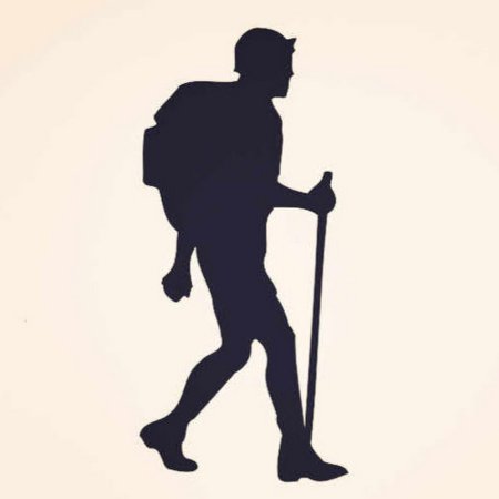 Силуэт путешественника