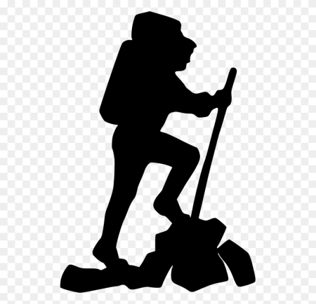 Турист силуэт