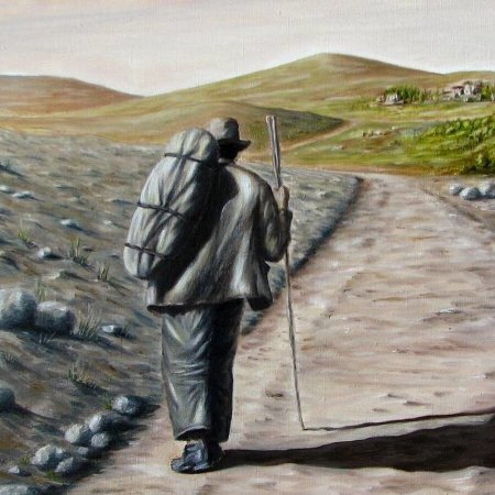 Путник на дороге