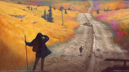 Путник на дороге