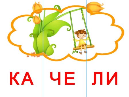 Карточки сложи слово