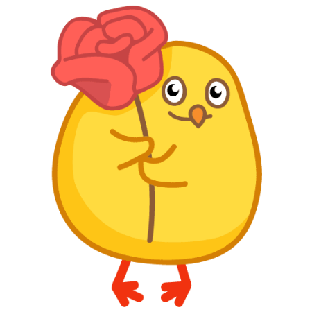 Цыпленок стикер