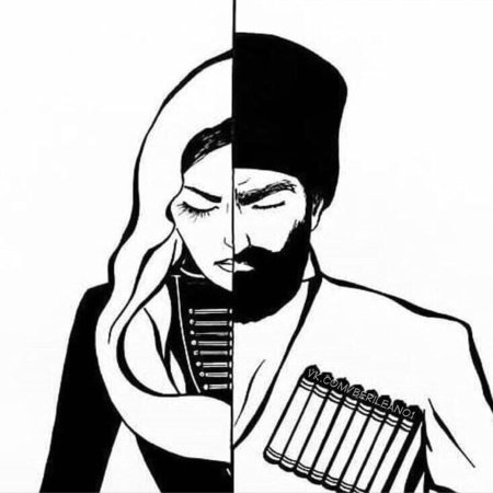 Чеченец рисунок