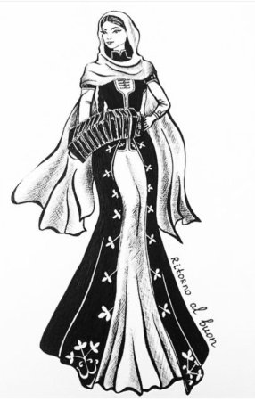 Горянка рисунок