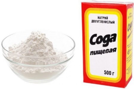 Сода на белом фоне
