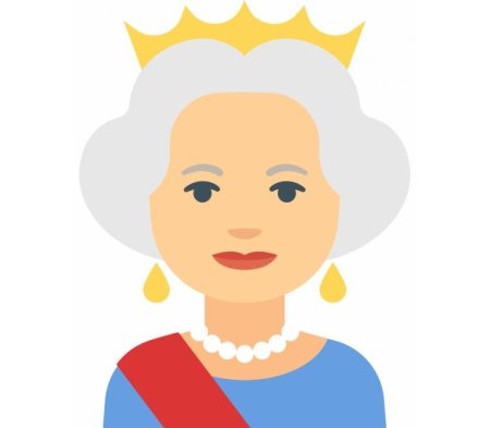 Королева Елизавета вектор