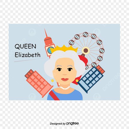 English Queen клипарт