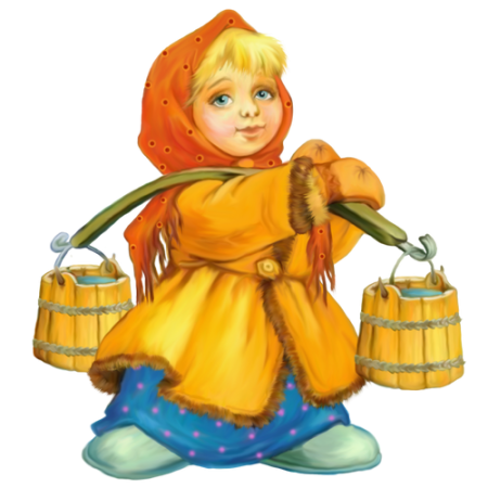 Девочка с коромыслом