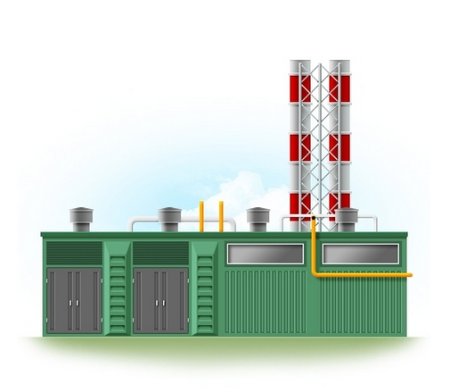 Модульная котельная иконка