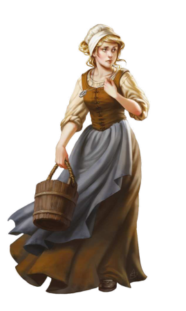 Средневековая служанка