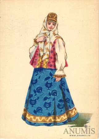 Крестьянка с коромыслом