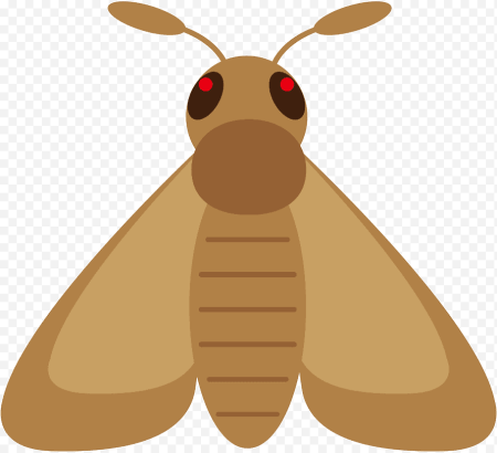 Моль нарисованная