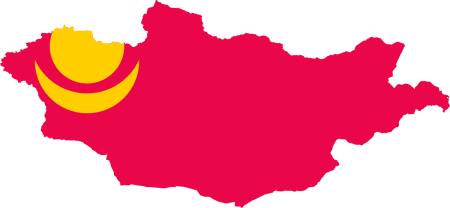 Карта Китая с провинциями и флагами