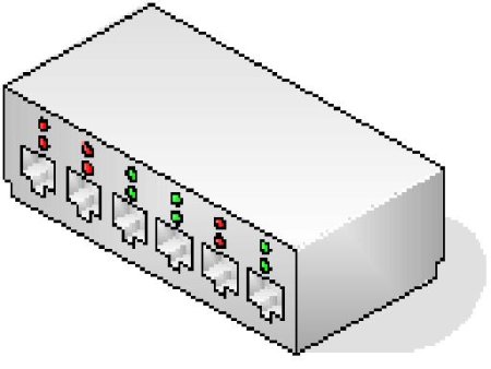 Иконка коммутатора для Visio