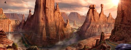 Каньон арт фэнтези