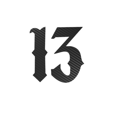 Цифра 13 красивая