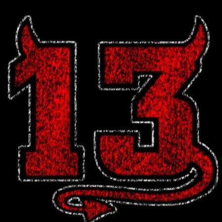 Цифра 13 картинка