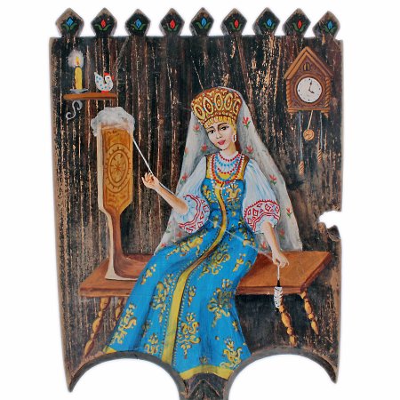 Прялка древняя Русь Городец