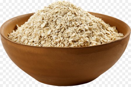 Хлопья овсяные в тарелке