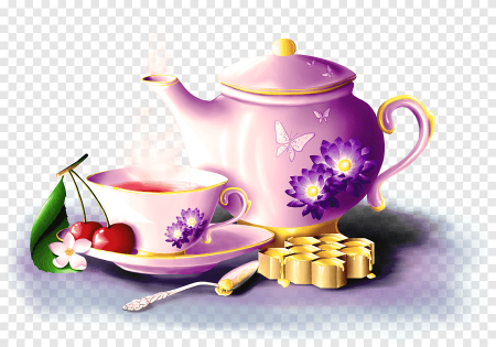 Чайник и чашка