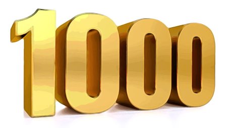 1000 Надпись
