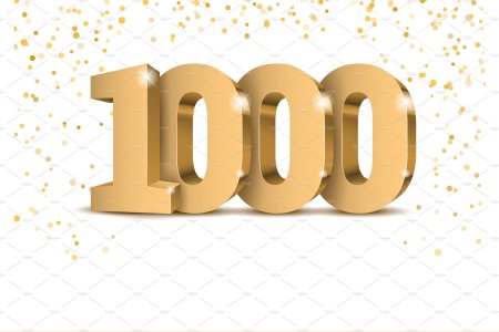1000 Надпись
